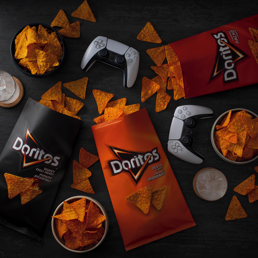 Doritos Flamin' Hot Nacho Tortilla Chips, 210g/7.4 oz. Chips in Games